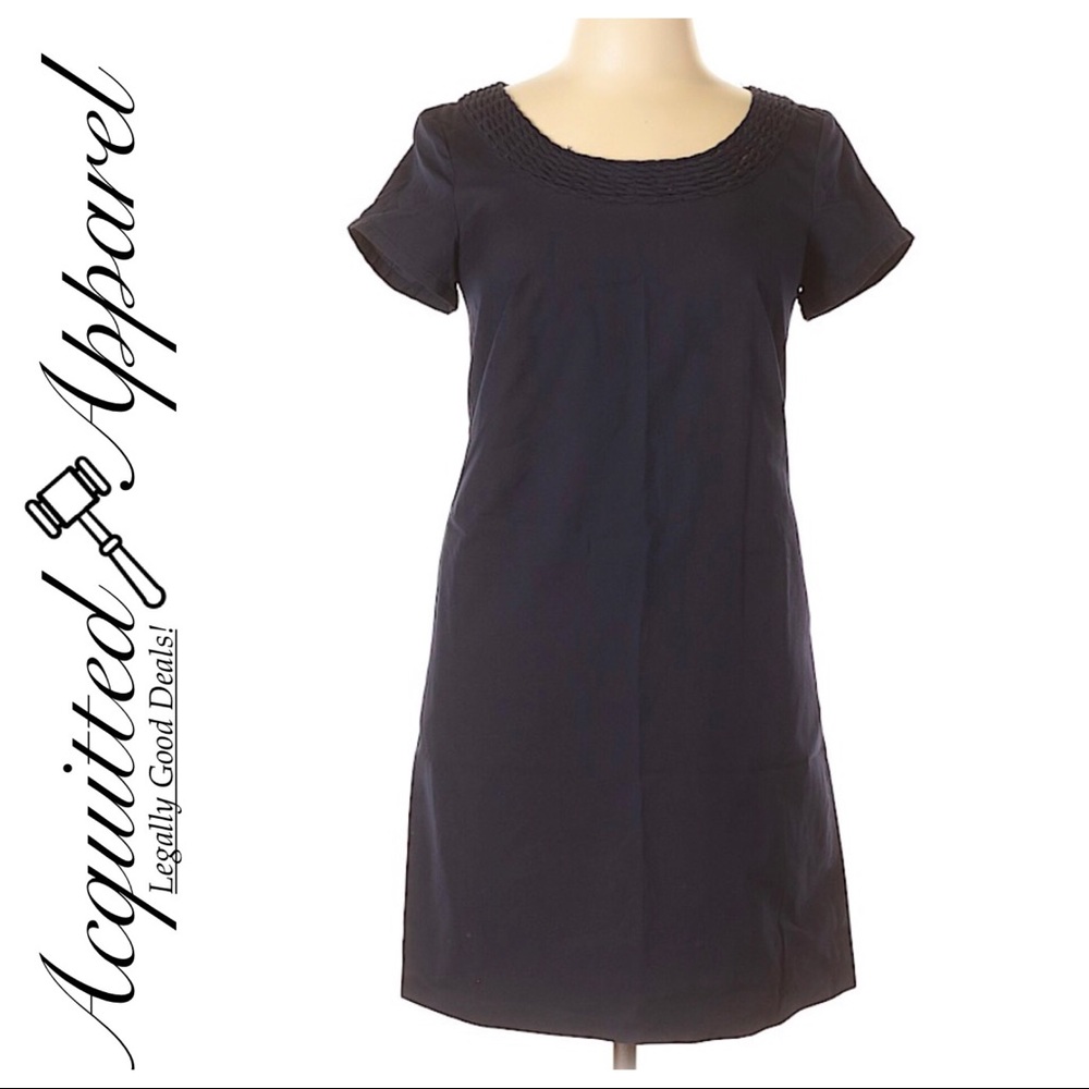 J. Crew | Navy Blue Classic Dress A Line